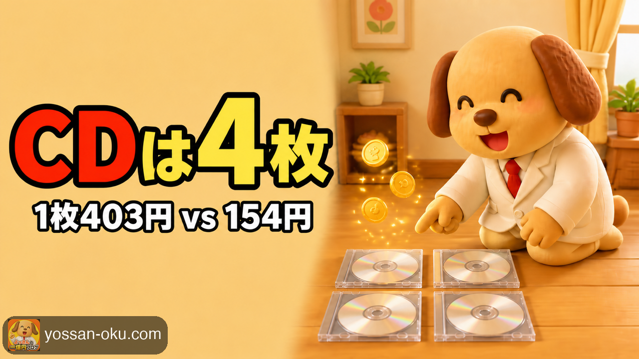 💿【月100品売る人が解説】CDは何枚でまとめると一番高い？実売76商品・373枚で出した答え