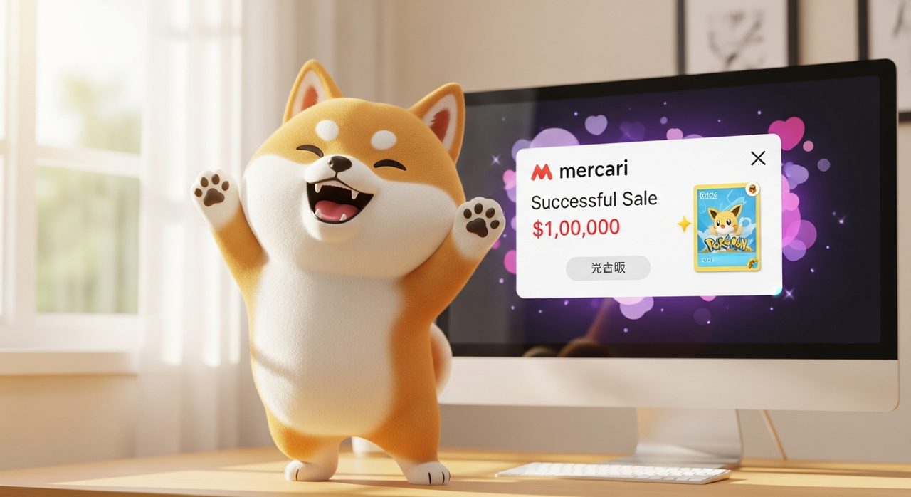 ãã±ã¢ã³ã«ãŒããã¡ã«ã«ãªã§Â¥40,000ã§å£²ããŠåã¶ç§